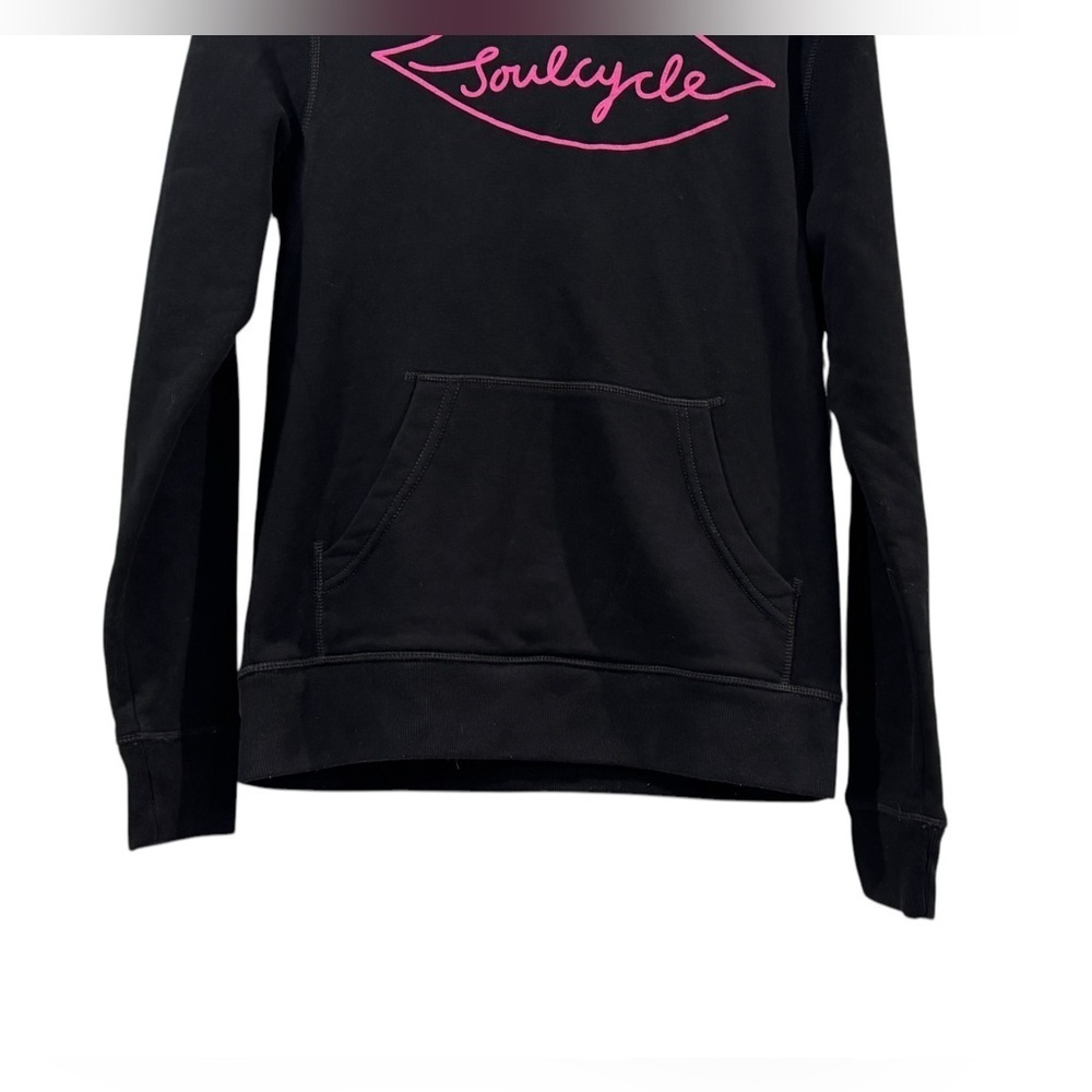 Women’s SoulCycle Pullover Black & Pink Hoodie: Size XS Gym - Picture 4 of 5